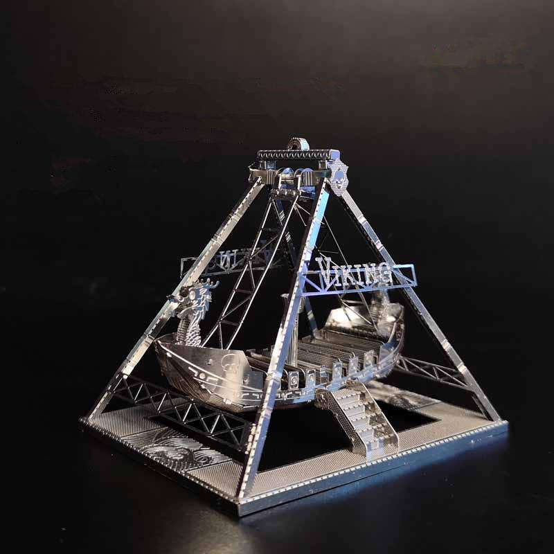 3D Metal Puzzle Viking Ship with Tools