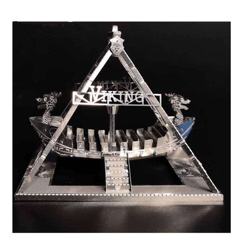 3D Metal Puzzle Viking Ship with Tools