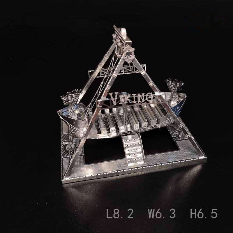 3D Metal Puzzle Viking Ship with Tools