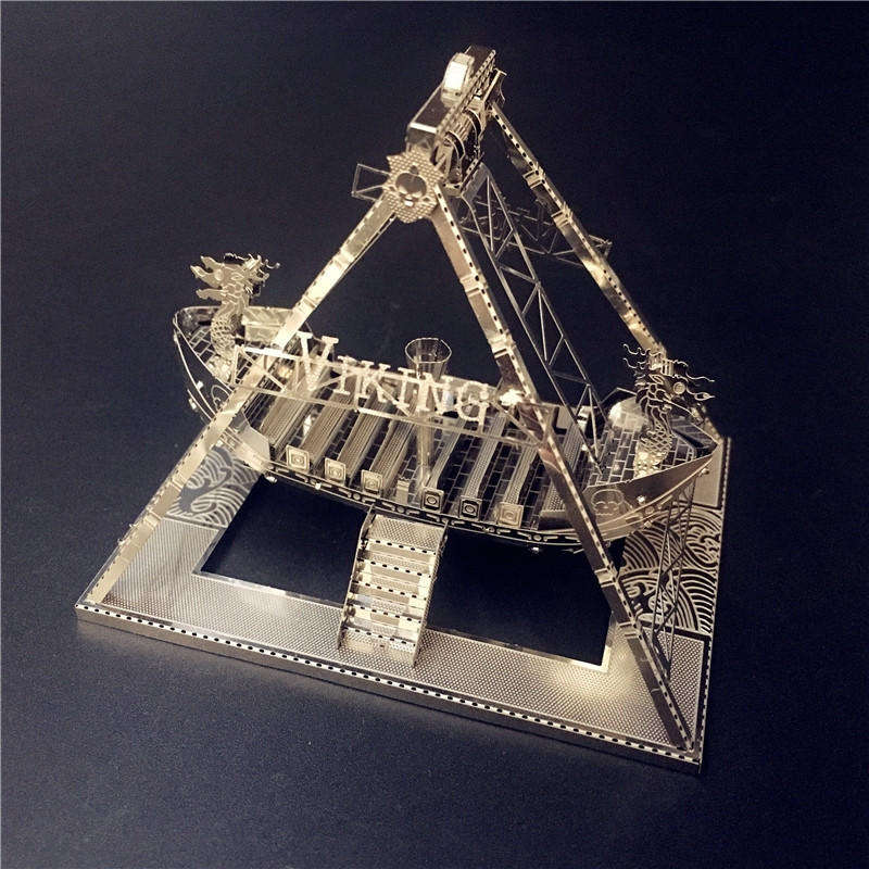 3D Metal Puzzle Viking Ship with Tools