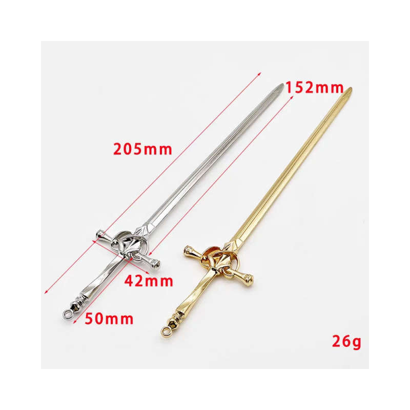 Unisex Sword Hairpin Two-piece Set
