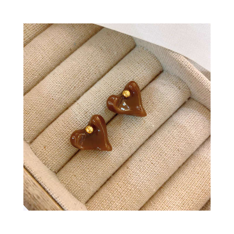French Heart Earrings Set of Two