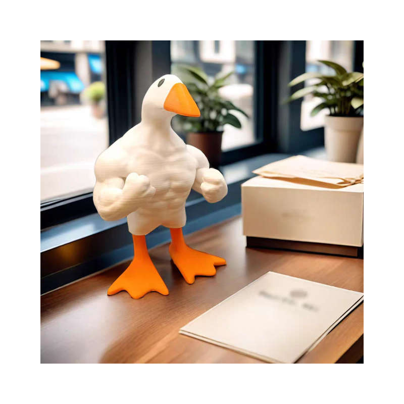 Buff Duck Figurine with magnetic