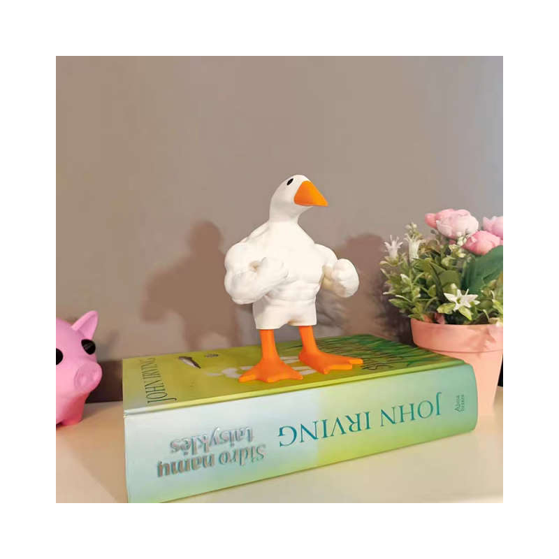 Buff Duck Figurine with magnetic