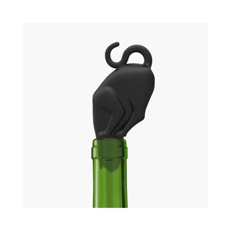 Little Black Cat Wine Stopper