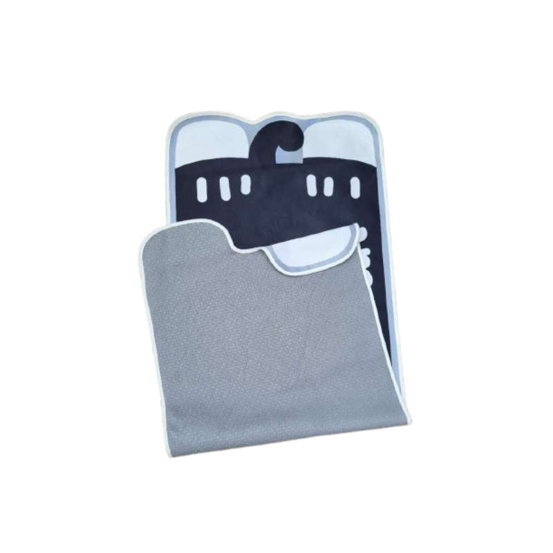 Grey cat pattern summer sofa mat