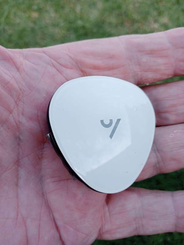 Voice caddy golf range finder