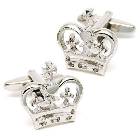 Royal Crown Design Cufflinks For Men