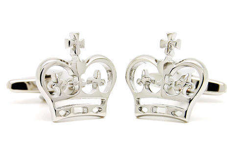 Royal Crown Design Cufflinks For Men