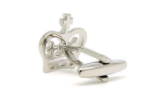Royal Crown Design Cufflinks For Men