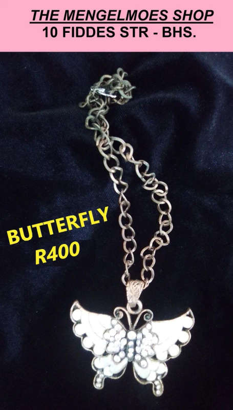 Butterfly And Chain Necklace