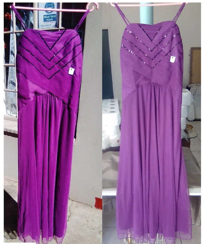 Purple Sequin Dress