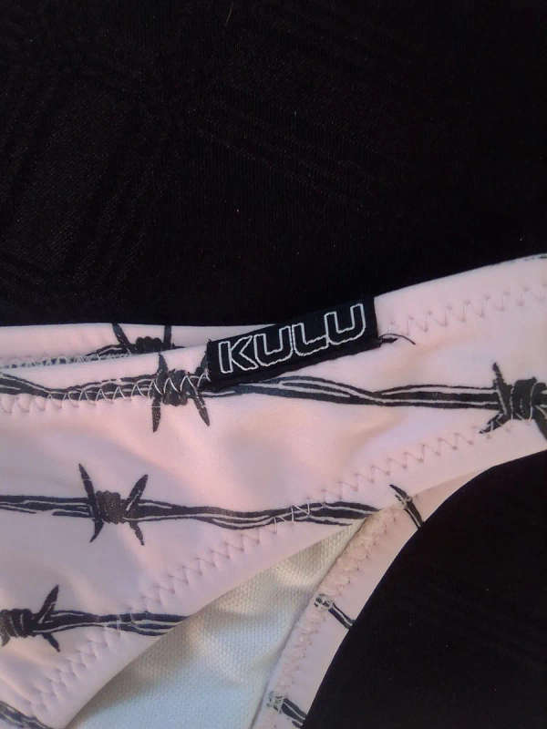Pink and Black Barbed Wire Bikini