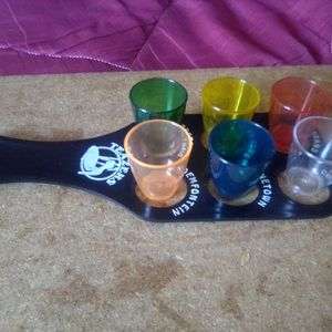 Shooter Glasses For The Naughty And Holder.