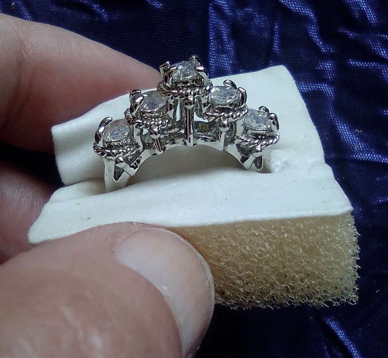 Cubic Zirconia Silver Ring