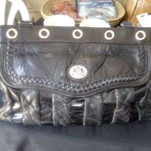 Black Leather Hand Bag