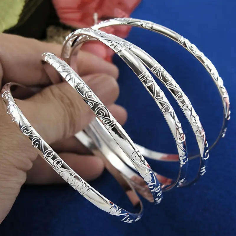 Silver Plated Bangles