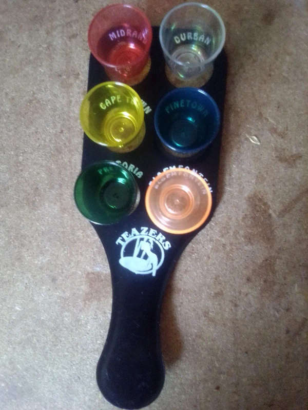 Shooter Glasses For The Naughty And Holder.
