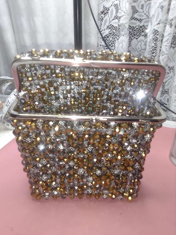 Gold Plated Genuine Czech Crystals Bag
