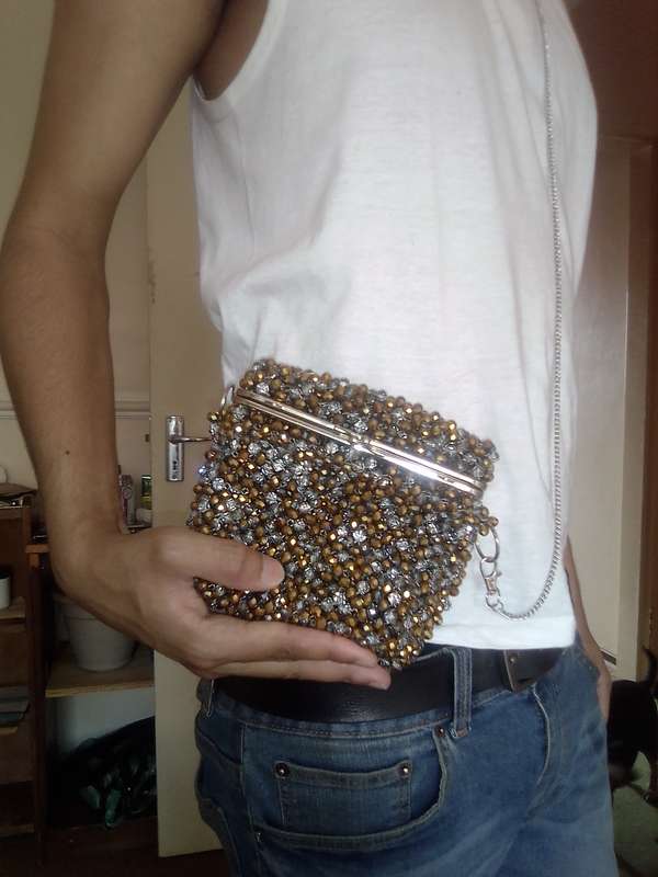 Gold Plated Genuine Czech Crystals Bag