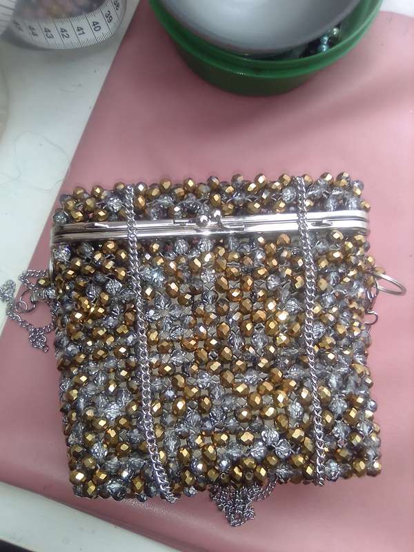 Gold Plated Genuine Czech Crystals Bag
