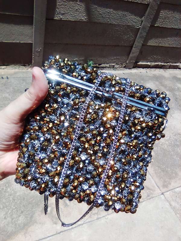 Gold Plated Genuine Czech Crystals Bag