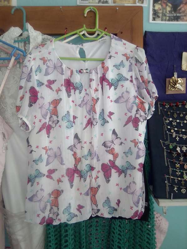White Butterfly Blouse
