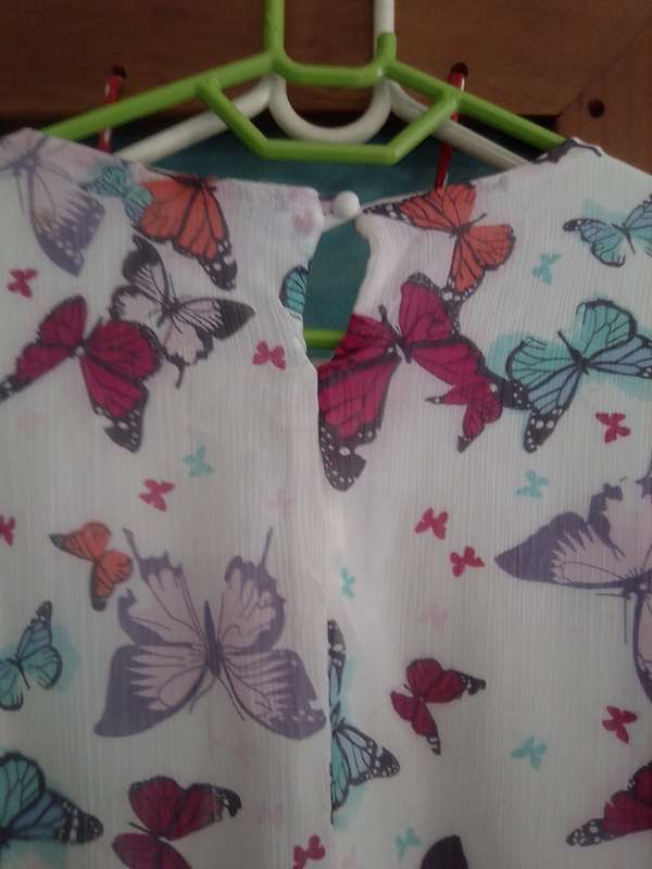 White Butterfly Blouse