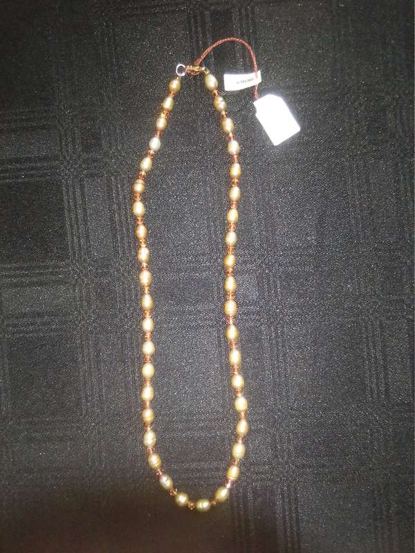Pearl and Swarovski Necklace