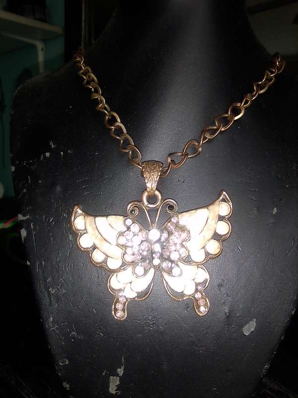 Butterfly And Chain Necklace