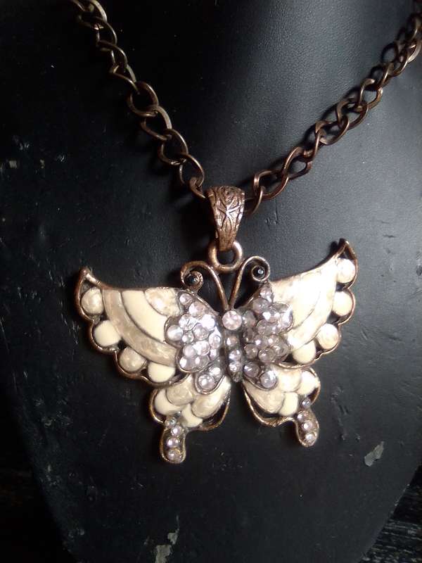 Butterfly And Chain Necklace