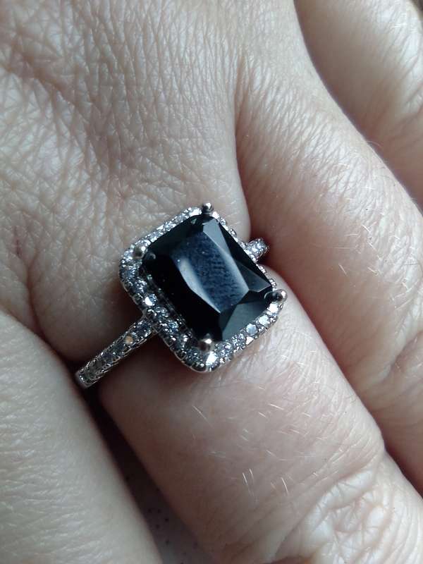 Red Cubic Zirconia Diamante Ring