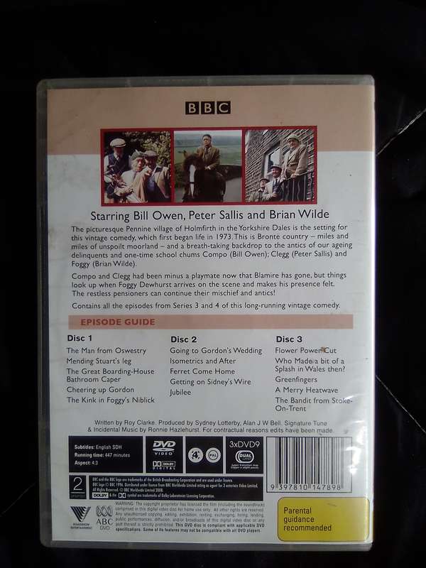 Last Of The Summer Wine, Series 3 & 4 DVD