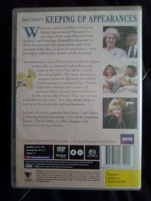 Keeping Up Appearances Series 1 & 2 DVD