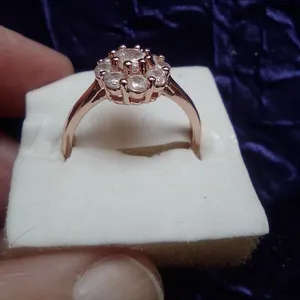 Rose Gold Diamante Ring
