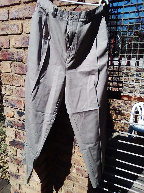 Men's Khaki Trousers - Real