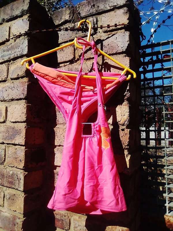Pink and Orange Bikini