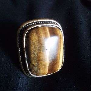 Tiger's Eye Gemstone Ring