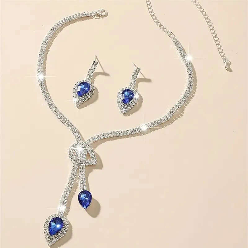 Blue Diamante Set