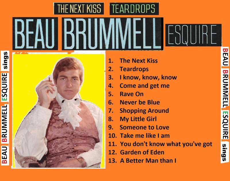 Beau Brummell and His Noblemen Music CD - 1966