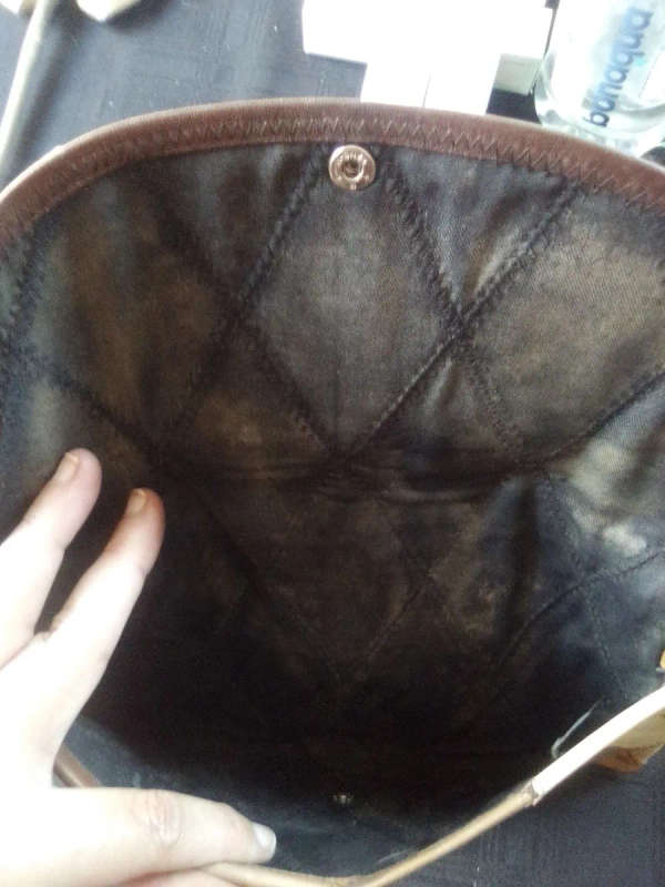 Multi Colour Leather Clutch Bag