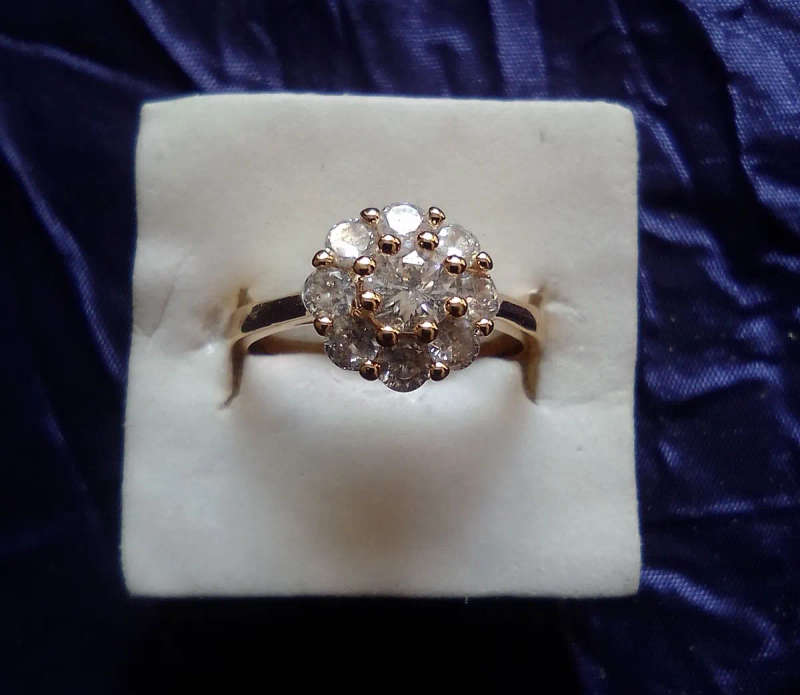 Gold Diamante Ring