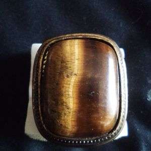 Tiger's Eye Gemstone Ring