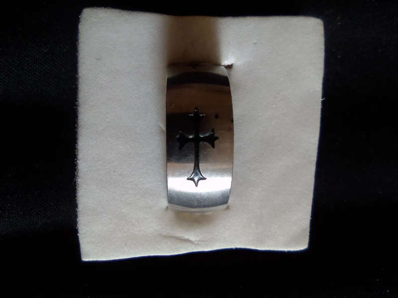 Stainless Steel Gothic Cross Ring