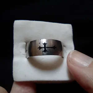 Stainless Steel Gothic Cross Ring