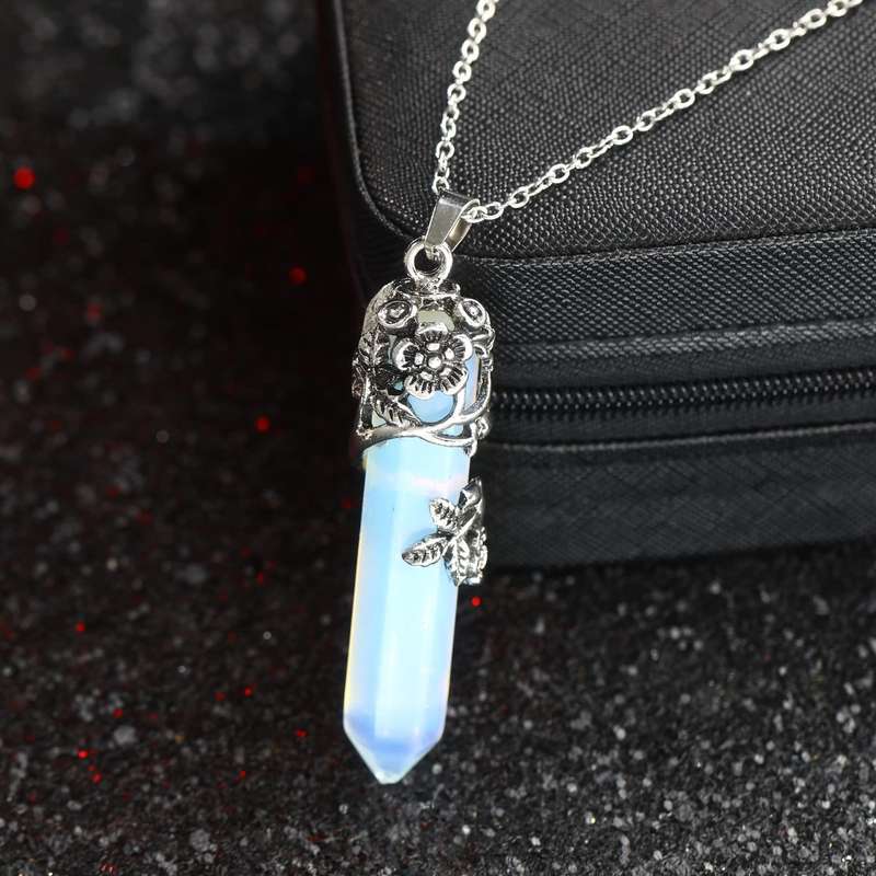 Opalite / Moonstone Pendant Gemstone Necklace