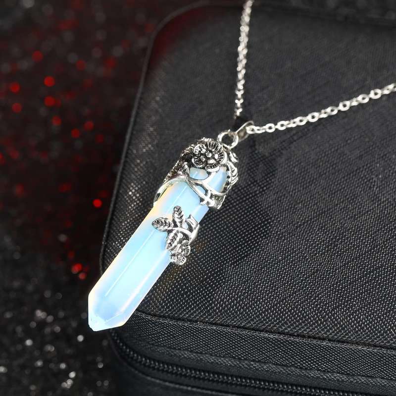 Opalite / Moonstone Pendant Gemstone Necklace