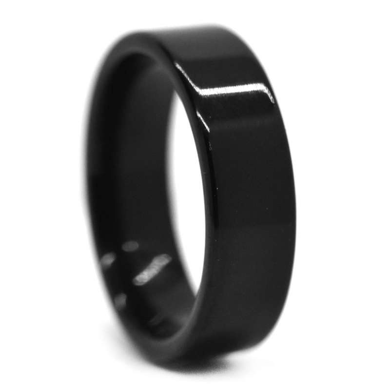 Black Stainless Steel Rings