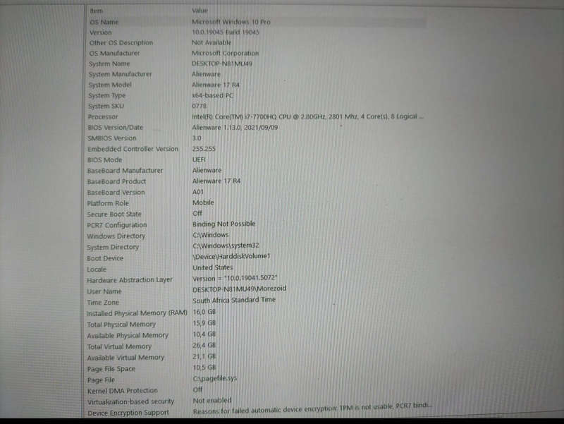Alienware 17 r4