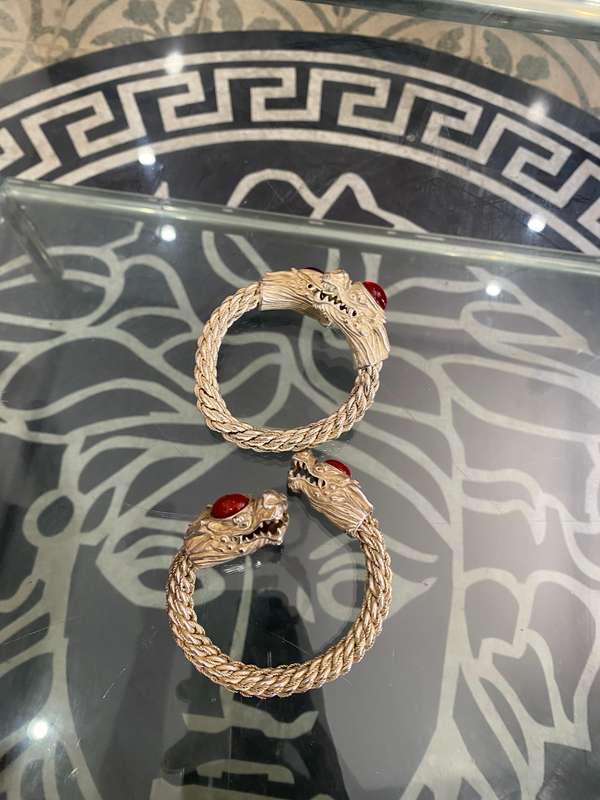 Highly detailed dragon bracelets bid for both adjustable!!!!